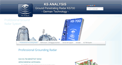 Desktop Screenshot of ks-groundradar.com